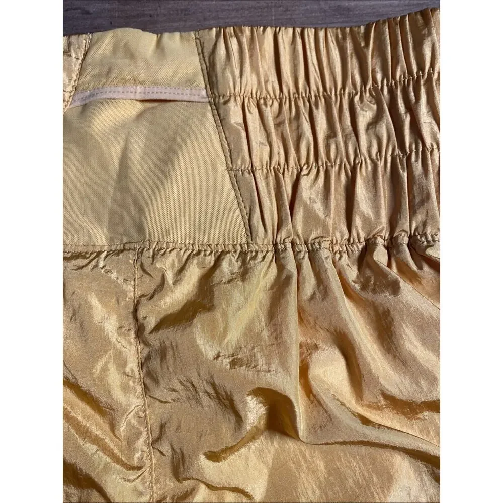 NWT Free People Movement The Way Home Shorts Honey Mallow Small Yellow